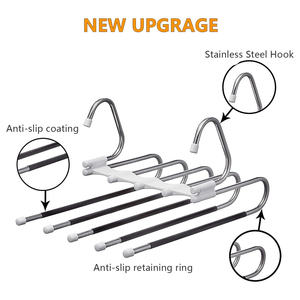 Organizador de Armario Multifuncional 5 en 1, Perchas Mágicas para Pantalones con 2 Unidades para Estantes de Ropa - Product Image 2