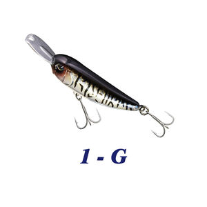 Leurre de pêche à la ligne, leurre coulant, leurre à lèvres métalliques, leurre jerkbait, leurre minnow, 40 mm, pour la pêche au bar et à la truite - Product Image 5