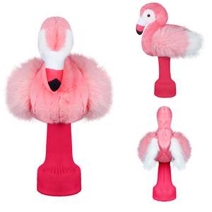 Accessoires de <span class=keywords><strong>golf</strong></span> de haute qualité, housse de club amusante en peluche en forme de flamant rose, housse de tête de club de <span class=keywords><strong>golf</strong></span>, housse de tête de <span class=keywords><strong>driver</strong></span> de <span class=keywords><strong>golf</strong></span> - Product Image 2