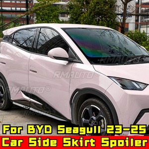 Pour BYD Seagull 2023-2025 : Spoiler de pare-chocs avant et arrière, diffuseur, jupes latérales et accessoires de modification rose - Product Image 3