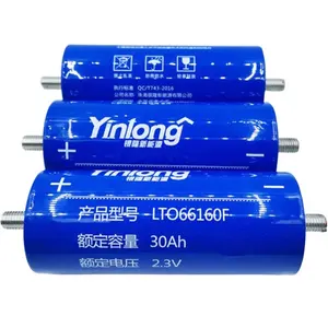 圆柱形66160H超长寿命2.3V 40AH lti钛酸锂电池电池用于汽车音频电池组