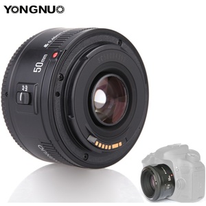 YONGNUO เลนส์กล้อง YN50mm F1.8 MF YN,เลนส์ AF 50มม. F/ 1.8รูรับแสง YN50โฟกัสอัตโนมัติสำหรับเลนส์ Canon DSLR 50มม. F1.8 - Product Image 1