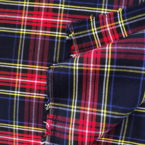 Chemises en Polyester teint en tissu écossais, Offre Spéciale-300gsm, en stock - Product Image 3