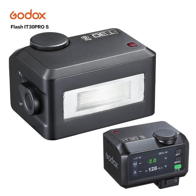 Godox Flash IT30pro S Professional Outdoor Portrait Shooting Light Rechargeable Portable Metal for DSLR Camera High-speed