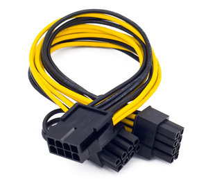 Tùy Chỉnh 20Cm 30cm18AWG EPS 12V <span class=keywords><strong>CPU</strong></span> Splitter 8pin Để Kép <span class=keywords><strong>PCI</strong></span> E 6 + 2 Pin Nam Cho Gigabyte <span class=keywords><strong>Card</strong></span> Đồ Họa Cung Cấp Điện Bện Cáp - Product Image 3
