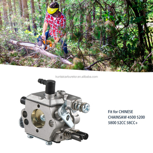 Nouveau Carburateur Fit Pour MP16 MP16-7 45cc <span class=keywords><strong>52cc</strong></span> 58cc Tronçonneuse Carb <span class=keywords><strong>2</strong></span> Course Moteur 4500 5200 5800 Tronçonneuse À Essence Jardin Outils