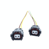 Connecteur de voiture étanche 2 voies pour faisceau de câblage d'injecteur de carburant 6195-0043