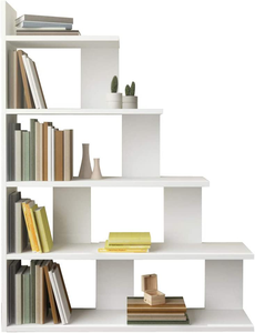 Estantería moderna de <span class=keywords><strong>madera</strong></span> para libros, mueble de sala de estar, 120 cm - Product Image 5