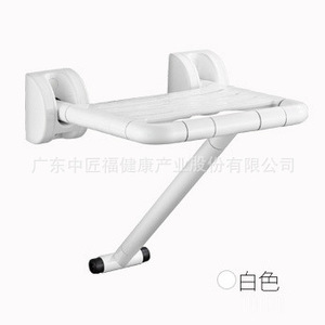 Zhongjiangfu Bathroom <b>Folding</b> <b>Stool</b> Wall Mounted <b>Shower</b> Seat Anti Slip Chair For Elderly 150kg Capacity Orange - Product Image 5
