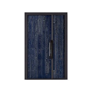 Porte de sécurité en acier laminé à froid Qifan – Porte d'entrée moderne anti-effraction avec surface finie pour les maisons et les entreprises - Product Image 1