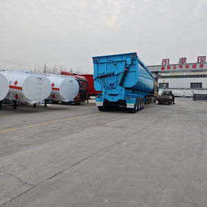 Semirremolque Volquete Lateral de 4 <span class=keywords><strong>Ejes</strong></span> <span class=keywords><strong>para</strong></span> Transporte de Arena, Piedra y Carbón en Minería, Precio Directo de Fábrica - Product Image 1