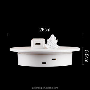金宏定制电子旋转展示转盘 JH2626-26 26cm 大尺寸 20KG 承重能力 - Product Image 3