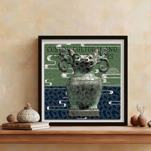 <span class=keywords><strong>OEM</strong></span> văn hóa Trung Quốc di tích Đồng trò chơi câu đố 1000 miếng bule/Xám/bảng trắng cho người lớn/trẻ em tùy chỉnh câu đố ghép hình - Product Image 1