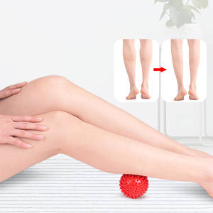 Massage <strong>Ball</strong> Spiky for Deep Tissue Back Massage Foot Massager for Plantar Fasciitis &amp; All Over Body Deep Tissue Muscle <strong>Thera</strong> - Product Image 6
