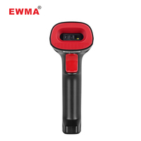 Pemindai Kode Batang 2D DS200 USB CMOS Pembaca Kode QR PDF417 640x480 Pemindai POS Genggam Hitam