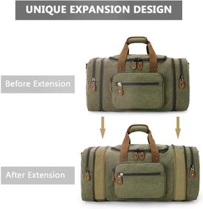 <span class=keywords><strong>Borsone</strong></span> da viaggio da uomo in pelle di tela cerata da palestra sport Weekender bagaglio a mano <span class=keywords><strong>per</strong></span> borse da viaggio in <span class=keywords><strong>aereo</strong></span> - Product Image 2