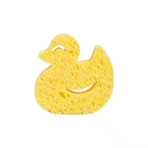 Esponja de celulosa para baño de bebé natural, respetuosa con el medio ambiente, artesanías de plástico biodegradable - Product Image 4
