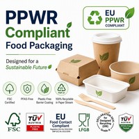 Boîte à hamburger en papier anti-fuite jetable pour livraison, pour restaurants de restauration rapide