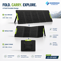 Kit de panneaux solaires pliables 400W monocristallins ETFE IP67 MC4 avec option Anderson XT60 pour station d'alimentation