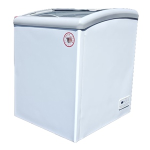 Congélateur vitrine pour glaces et bâtonnets glacés 188L avec porte vitrée incurvée - Product Image 3