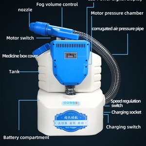 Pulvérisateur à batterie 5L sans fil, machine de désinfection ULV à brouillard froid - Product Image 2