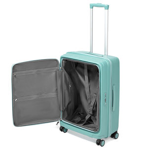 กระเป๋าเดินทางโพลีเอสเตอร์สำหรับทั้งชายและหญิงมีล้อสปินเนอร์4ล้อล็อก Tsa ทันสมัย - Product Image 4