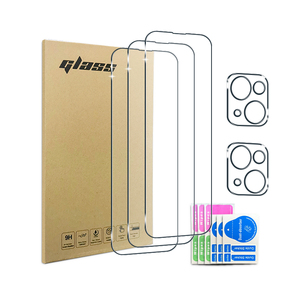 2 confezione di <span class=keywords><strong>vetro</strong></span> 3 <span class=keywords><strong>vetro</strong></span> schermo 2 + 3 Set per <span class=keywords><strong>iPhone</strong></span> 15 14 Pro Max 13 <span class=keywords><strong>12</strong></span> 11 Xs protezione Max <span class=keywords><strong>vetro</strong></span> trasparente alto 9H - Product Image 1