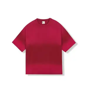 新ファッションTシャツクルーネクタイ染料ミックスカラー工場卸売綿100% バーゲン高品質