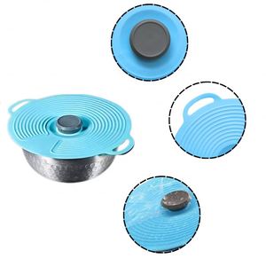 Couvre-plat en silicone, couvercle de casserole, outils de cuisine, taille 17,2 cm, pour le stockage et la conservation des aliments - Product Image 1
