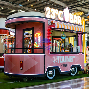 Street Food Cart Trailer Catering Food Truck Mobile Restaurant Popcorn Food Trailers Fully Equipped Kitchen - Product Image 4