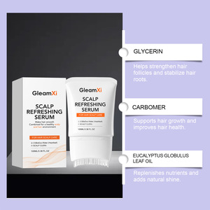 Sérum capillaire rafraîchissant bio aux herbes GleamXi, doux et non collant, soin quotidien léger, hydrate et adoucit - Product Image 5