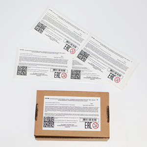 Etiquetas de Certificación EAC Personalizadas B2B, Etiquetas Impermeables UA/Ukr Rusas, Etiquetas de Embalaje para Exportación con Código de Barras y Código QR - Product Image 6