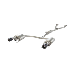 Tubo de Escape de Acero Inoxidable con Válvula Electrónica para Sistema de Escape de 2.5L con Puntas de Fibra de Carbono - Product Image 2