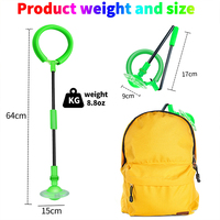 Anneau de saut clignotant Fitness corde à sauter jeu de combustion des graisses cheville sauter balle Flash saut coloré sport balançoire balle pour les enfants