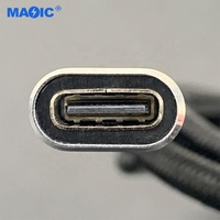 Kabel pengisi daya Cepat tipe C, kabel USB C ke USB 3.1 Gen 2 10Gbps 3A 4k Tipe C