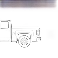 Bâche de benne souple en vinyle enroulable, étanche avec boîte de rangement verrouillable, installation sans perçage pour accessoires de pick-up Chevrolet GMC