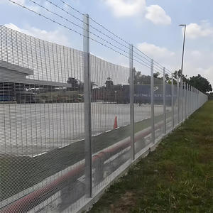 Chiaro vista 358 Anti-salita rete in acciaio recinzione di alta sicurezza 2M <span class=keywords><strong>giardino</strong></span> recinzione con filo spinato pannelli di recinzione 3D Anti-salita - Product Image 6