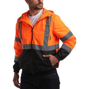 Bán buôn tùy chỉnh làm cho người đàn ông của khả năng <span class=keywords><strong>hi</strong></span>ển thị cao phản quang an toàn Áo Gió Áo khoác <span class=keywords><strong>Hi</strong></span> <span class=keywords><strong>VIS</strong></span> không thấm nước bảo hộ lao động - Product Image 5