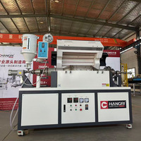 Horno Rotatorio de Tubo de Acero Inoxidable CHANGRI 1200 con Longitud de Calentamiento de 400 mm, Función de Inclinación, Alimentación Automática y Sistema de Atmósfera