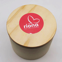 Autocollant de logo rond imperméable mat avec revêtement, nouveau design, autocollant vintage de marque