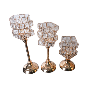 Ornamento <span class=keywords><strong>cubo</strong></span> <span class=keywords><strong>Rubik</strong></span> creativo portacandele <span class=keywords><strong>di</strong></span> cristallo europeo - Product Image 3