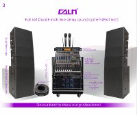 Système de sonorisation professionnel 7200 watts clé en main (8 hauts + 4 sous-marins) avec amplificateurs et processeur de DSP-360
