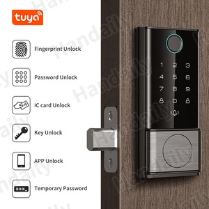 An Ninh cerradura inteligente duy nhất Bolt điện deadbolt BLE ttlock tương thích thẻ kỹ thuật số thông minh khóa cửa cho cửa gỗ - Product Image 4