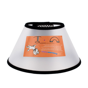 Colar Elizabethano Médico de Alta Qualidade em PVC para Animais de Estimação, Cone Protetor para Cães e Gatos - Product Image 3