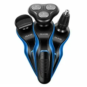 Electric Shaver USB Shaver 4で1 Beard Razor 6D3 Blade Nose Nose Hair Trimmer Rechargeable Shaver