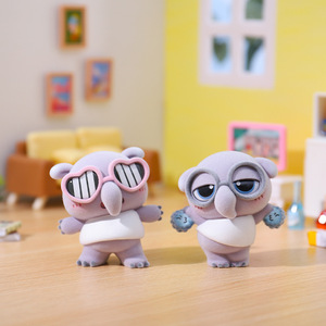 YD TOYS - Decoración de Escritorio Moderna y Novedosa, Caja Ciega de Peluche de PP Súper Suave, Figura de <span class=keywords><strong>Tapir</strong></span> Malayo, Juguete de Elefante, Regalo - Product Image 4