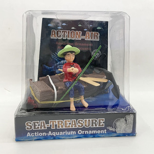 Décoration d'<span class=keywords><strong>aquarium</strong></span> en vente chaude, ornement à actionnement pneumatique, décoration d'<span class=keywords><strong>aquarium</strong></span>, garçon en bateau - Product Image 5