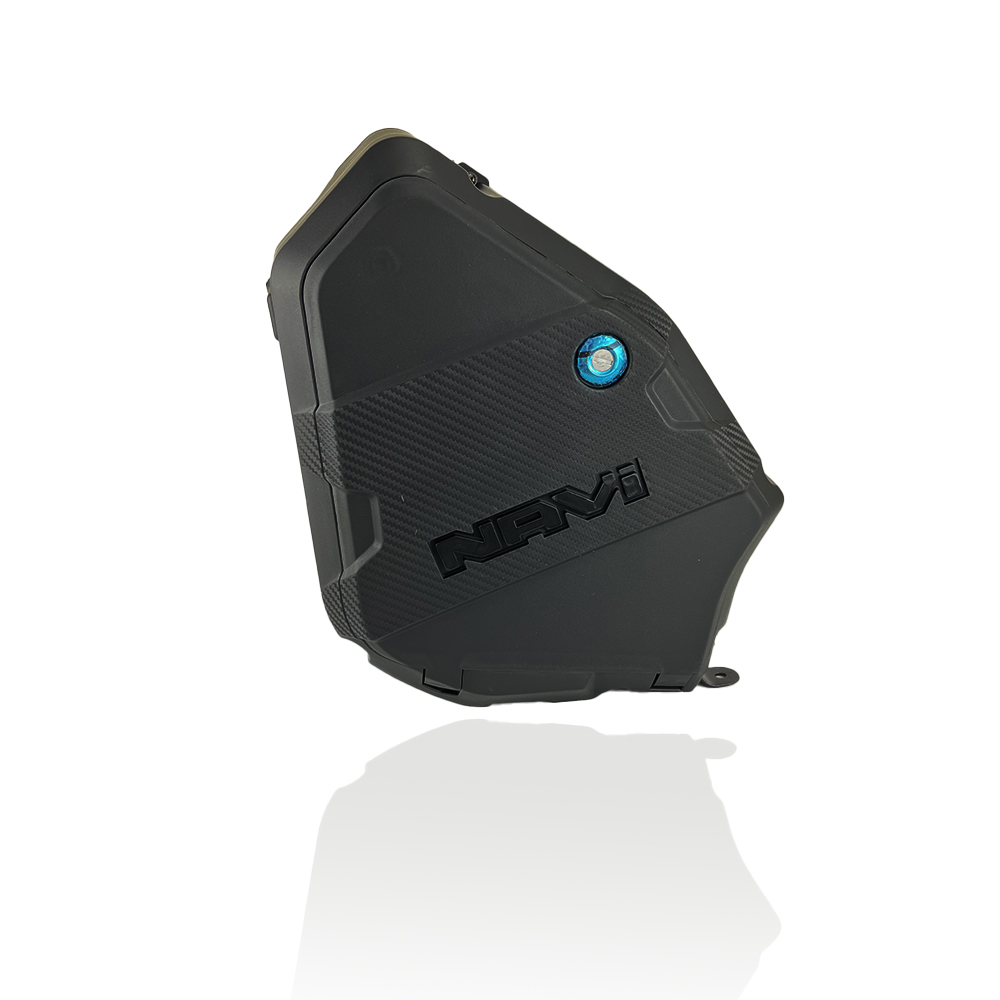 Non-Slip Seat Cover For Honda Navi 110 Motorcycle - Black PVC Protective Cover