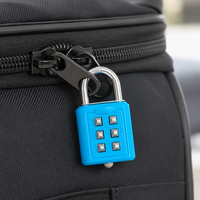 Cadenas numérique simple à combinaison, fabriqué au Zhejiang, en métal portable, universel pour tiroirs, sacs à dos et valises