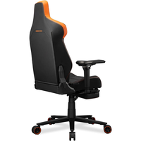 Oreiller cervical magnétique noir orange bon marché vente en gros Chaise d'ordinateur de bureau en mousse Chaise de jeu Evo en cuir PVC respirant de qualité supérieure